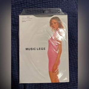 Women’s Music Legs Lurex Dress  w/ Tie Bow 5’-5’10” 100-175 Lbs Style No 6303